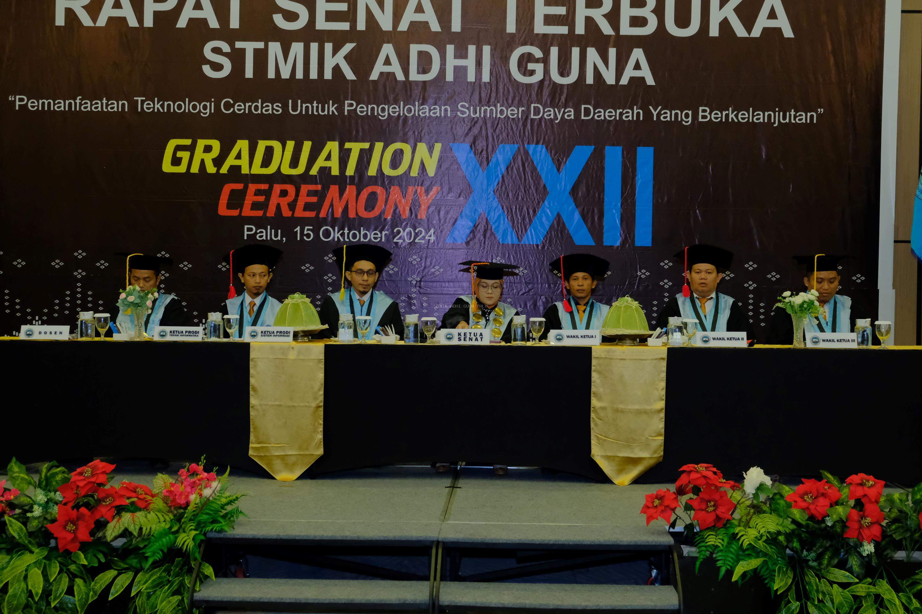 Wisuda ke XXII STMIK Adhi Guna Tahun 2024 Meluluskan Sebanyak 107 orang Wisudawan dan Wisudawati